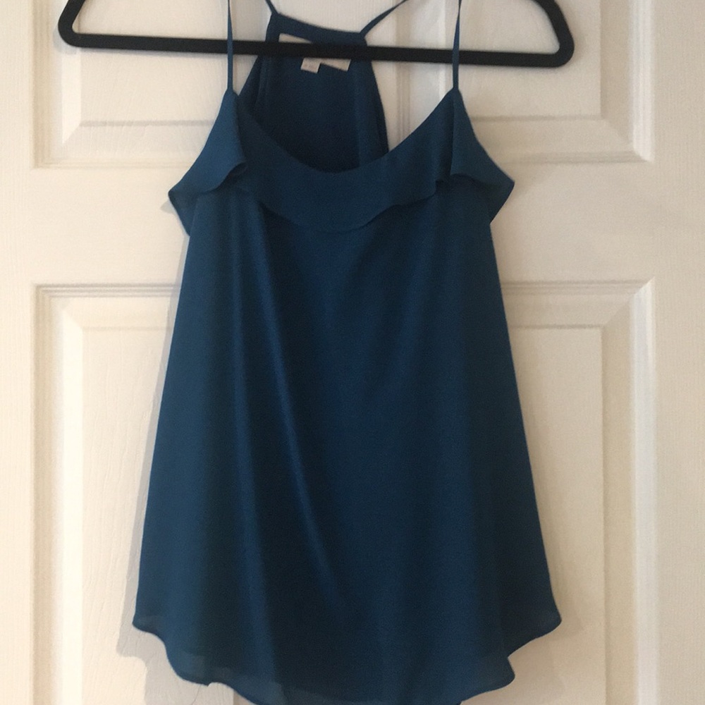 LOFT Ruffle Tank